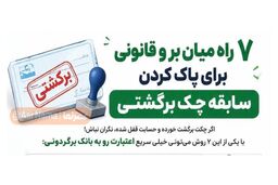 چگونه سابقه منفی چک را پاک کنیم؟/ ۷ راه قانونی برای رفع سوءاثر چک برگشتی
