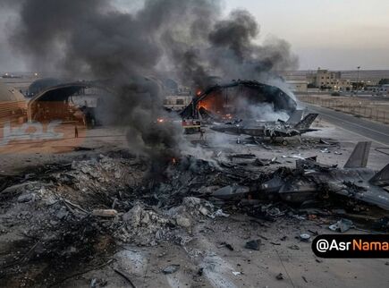 اطلاعیه سپاه پاسداران: انهدام ۳ فروند جنگنده اف ۳۵ آمریکایی در پایگاه الازرق اردن در پاسخ به جنایت قشم